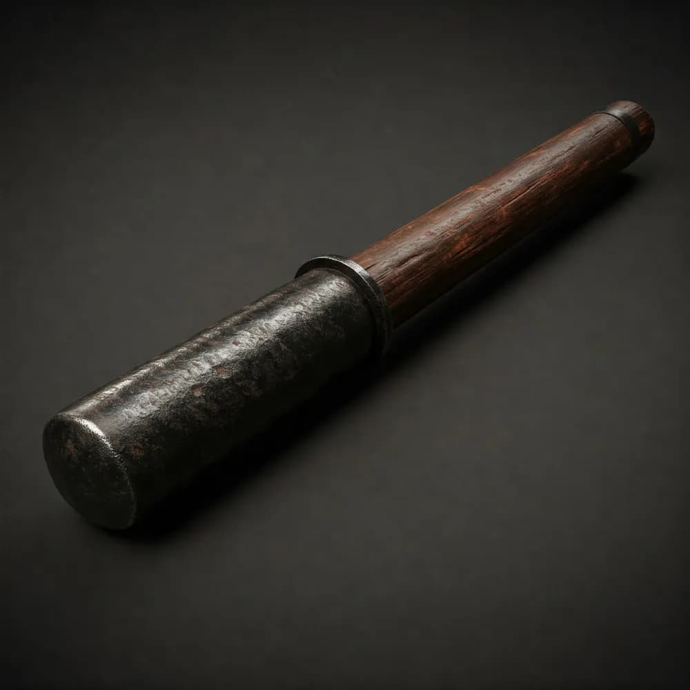 Japanese kanabo war club with metal studs
