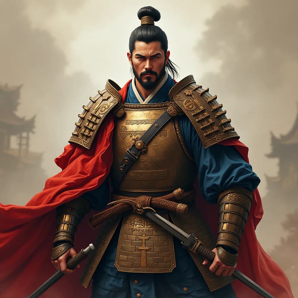 Portrait of Tokugawa Ieyasu, founder and first shogun of the Tokugawa shogunate